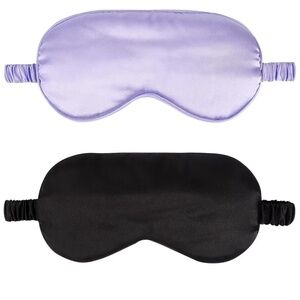 Silk Sleep Mask Set (2 Pack) | Blackout Eye Mask for Sleep & Travel | NEW